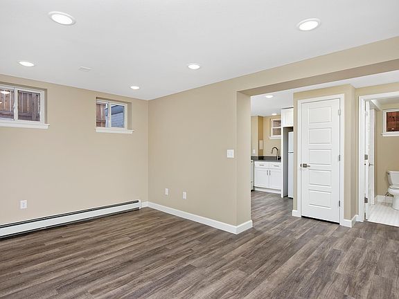 Living area open to kitchen