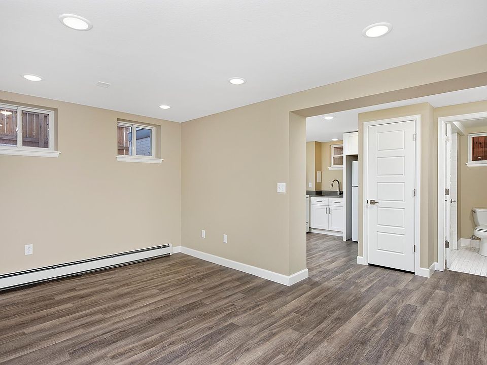 Living area open to kitchen