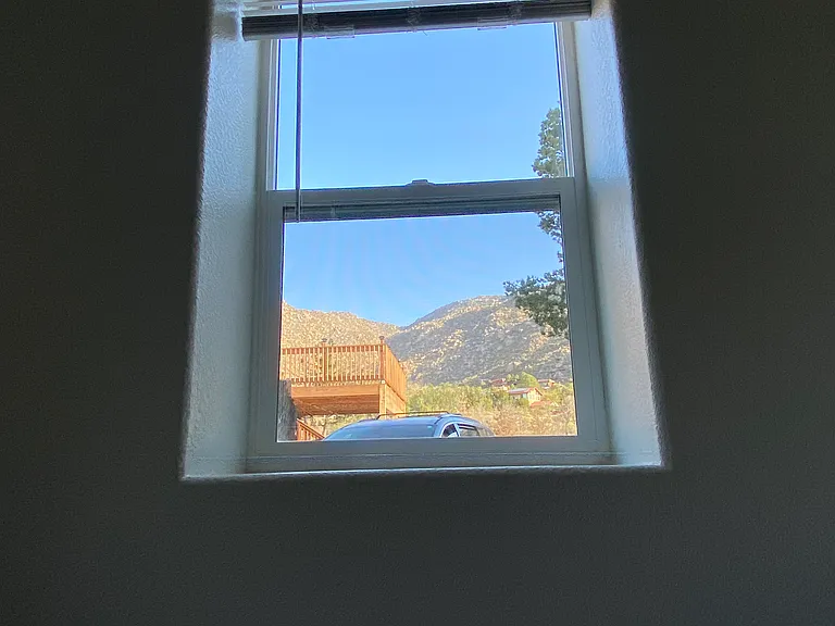 View north window