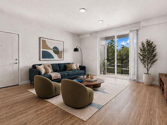 Living Room + Balcony l 1x1 Luxury