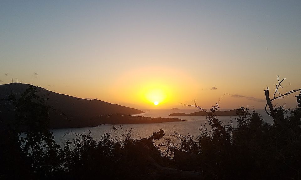 Sunset over Brass Islands