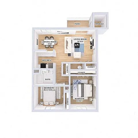 Floor plan The Thompson (Renovated)