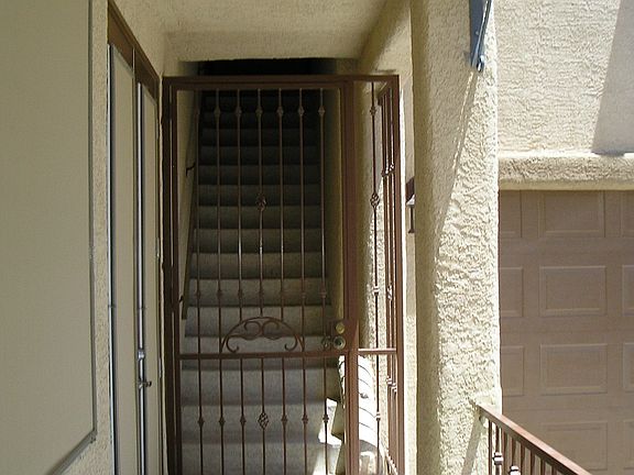 Private entrance to studio