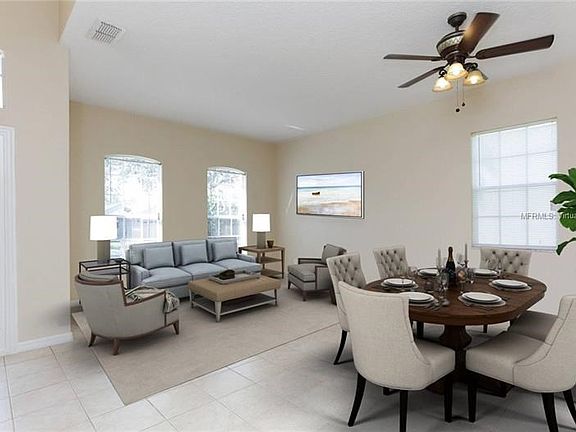 Virtually staged living & dining areas!