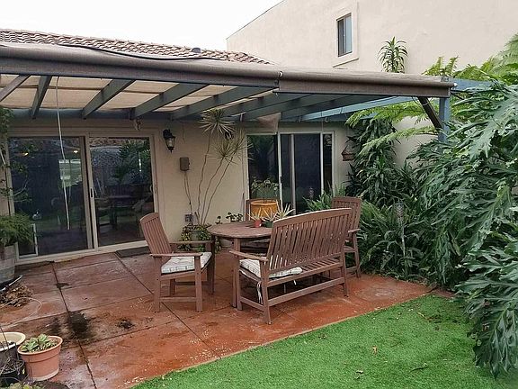 Rear Private Patio Area