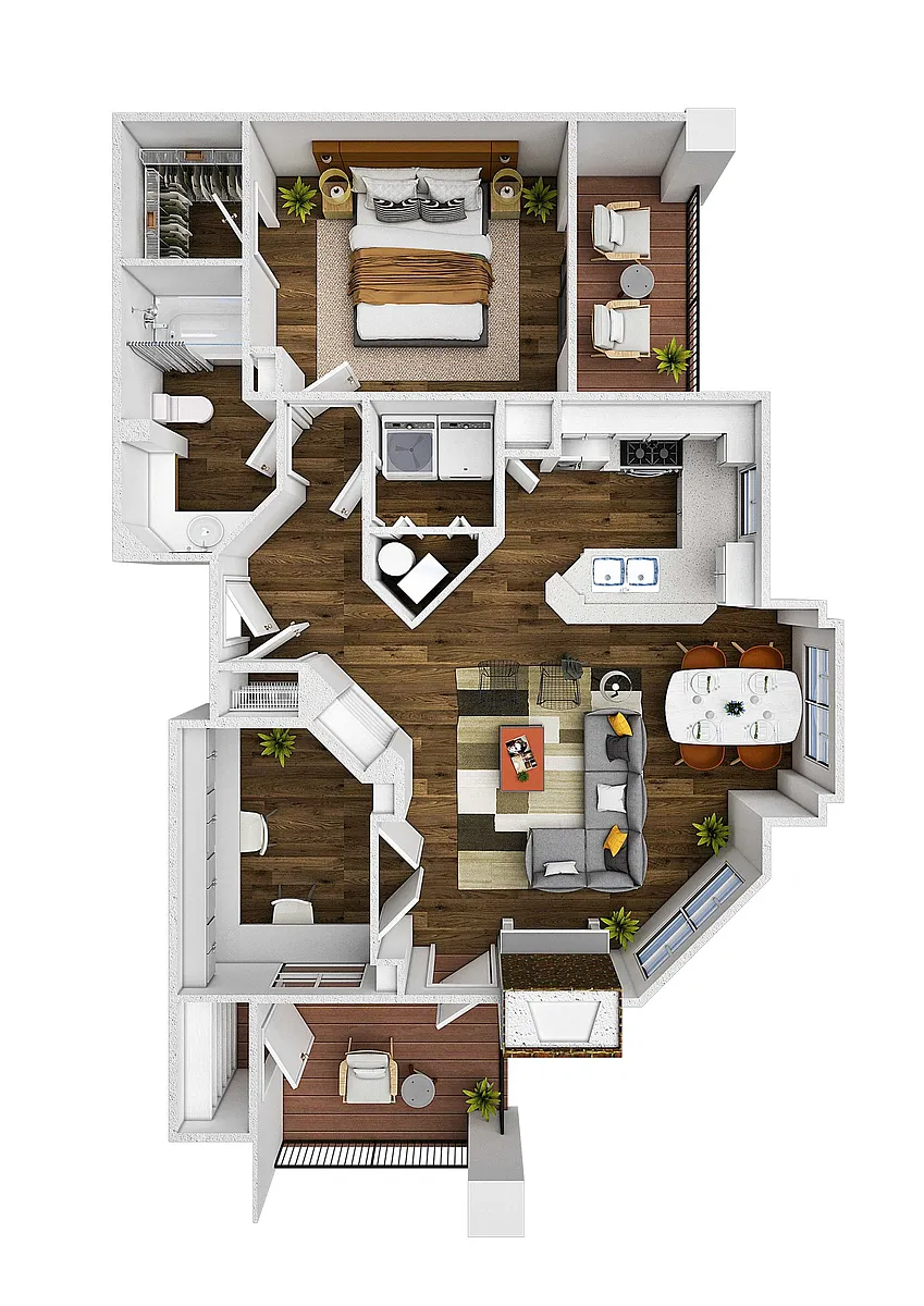 Floor plan Conifer with Detached Garage