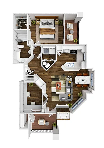 Floor plan Conifer with Detached Garage