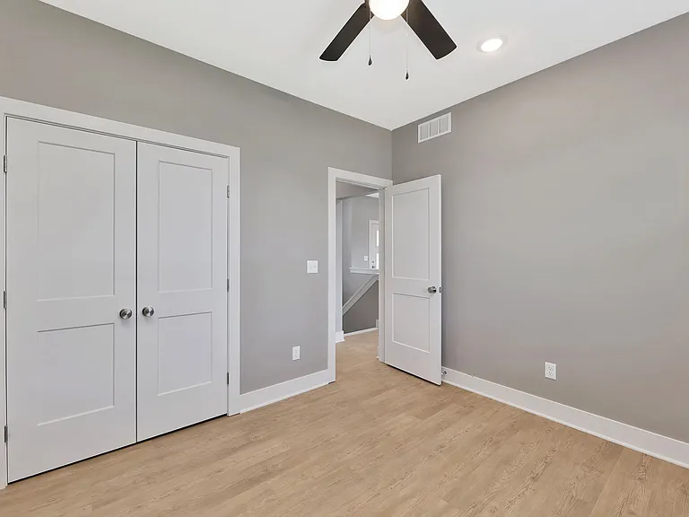3rd bedroom on main floor with large closet