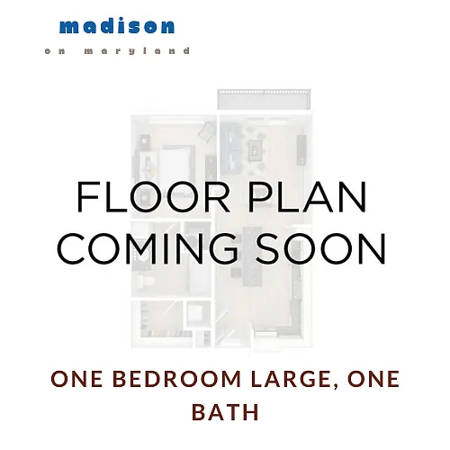 Floor plan One Bedroom Large