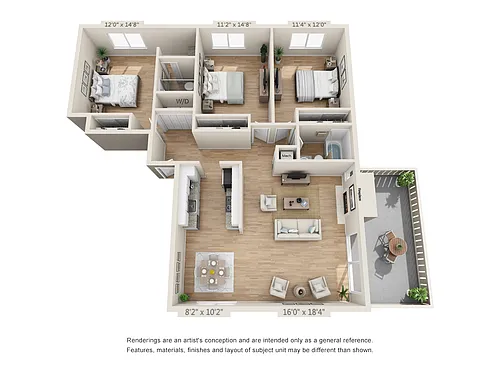 Floor plan 3X2 C