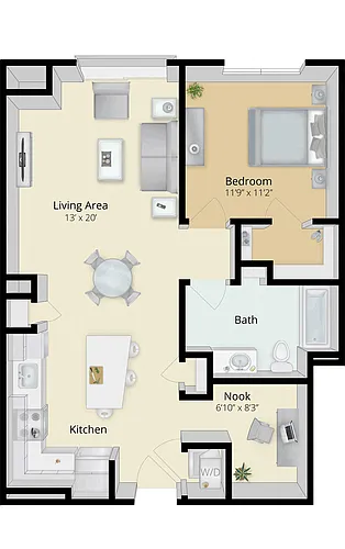 Floor plan 1B