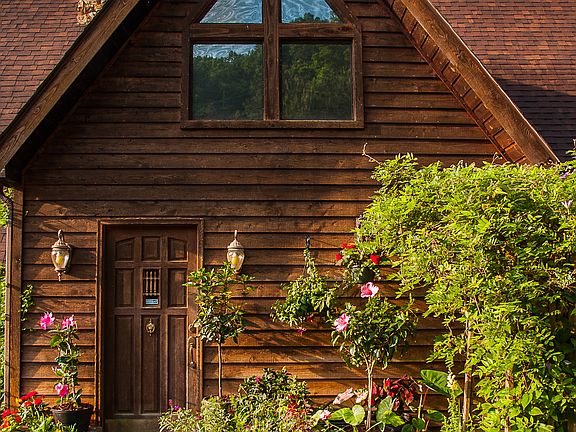 Front Door and Porch, Summer
