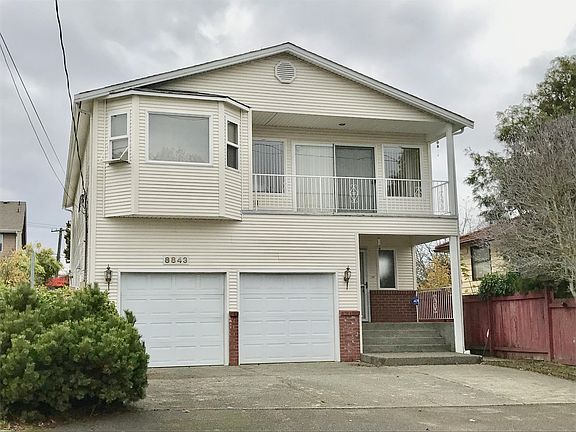 Two-Car Garage with Spacious Parking Area