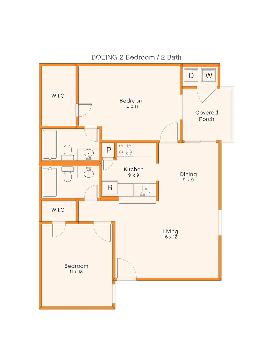 Floor plan Boeing