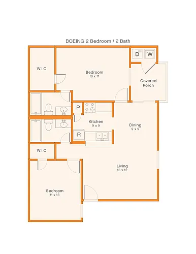 Floor plan Boeing