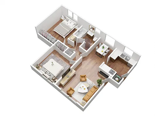 Floor plan Marina Del Rey