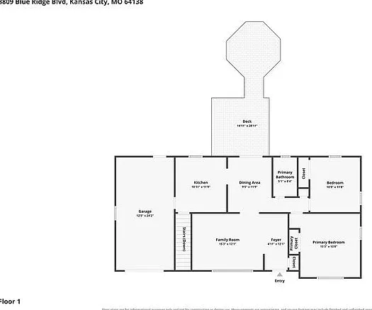 3 bed, 1.5 bath, 1038 sqft, $1,595 — Photo 3