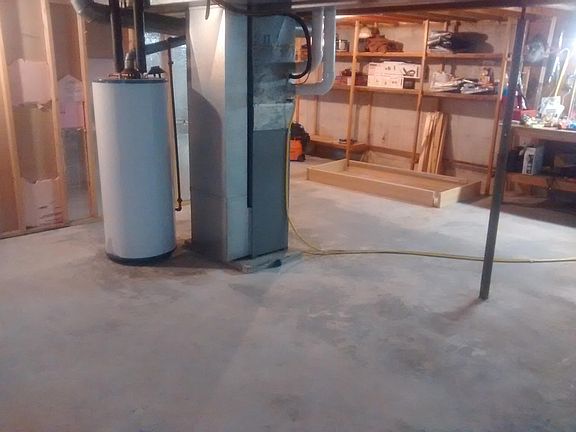 Basement - New water heater