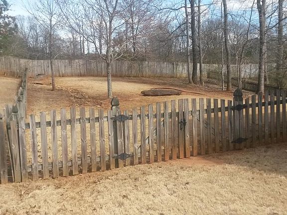 Fenced yard