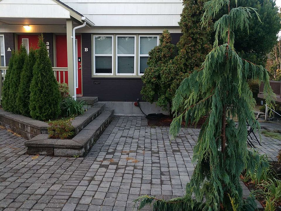 Front Garden Courtyard and Apt. B Entrance