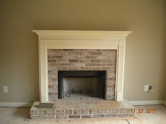fireplace in family room