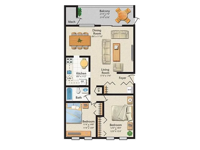 Floor plan MT WASHINGTON
