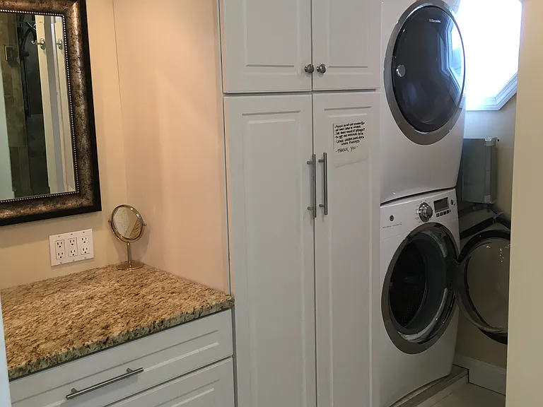 Washer and dryer