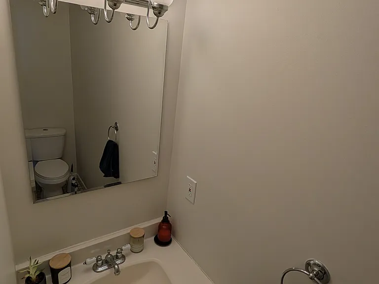 Half bathroom on 1st floor