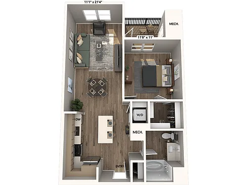 Floor plan AM14-ALT-A