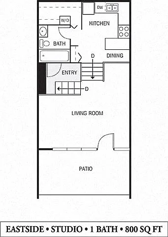Floor plan Eastside Townhouse
