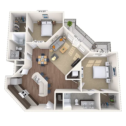 Floor plan 22C