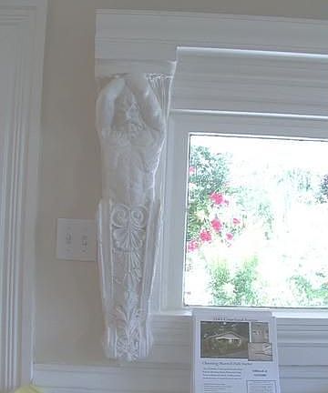 Dining room hutch detail