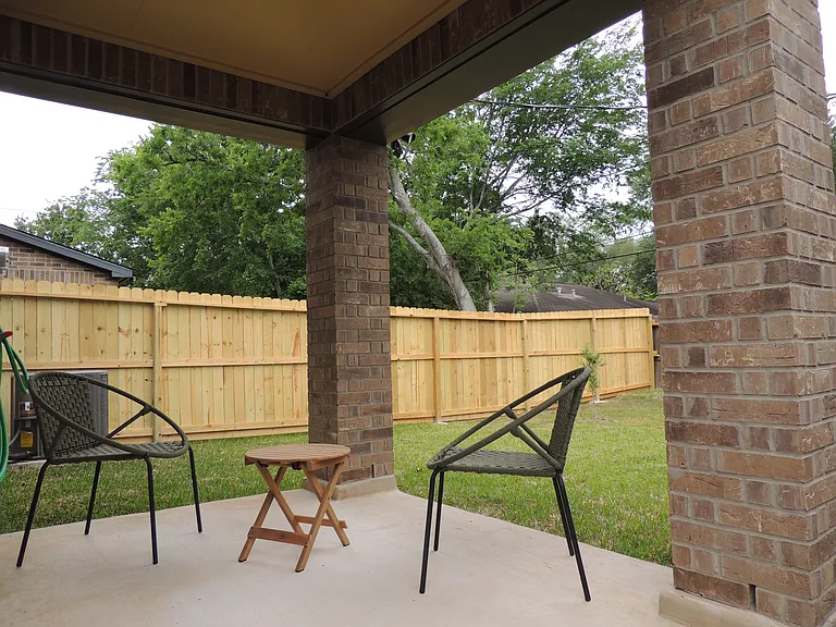 Unit B backyard