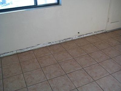 missing baseboards