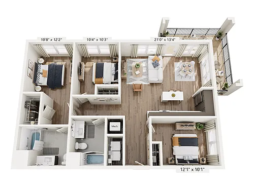 Floor plan C4H