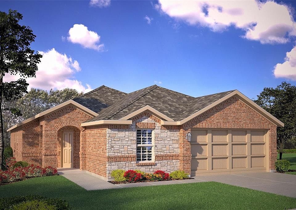D.R. Horton's Jaxson floorplan, elevation A. Home and community information, including pricing, included features, terms, availability and amenities, are subject to change at any time without notice or obligation. Drawings, pictures, photographs, video, square footages, floor plans, elevations, features, colors and sizes are approximate for illustration purposes only and will vary from the homes as built.