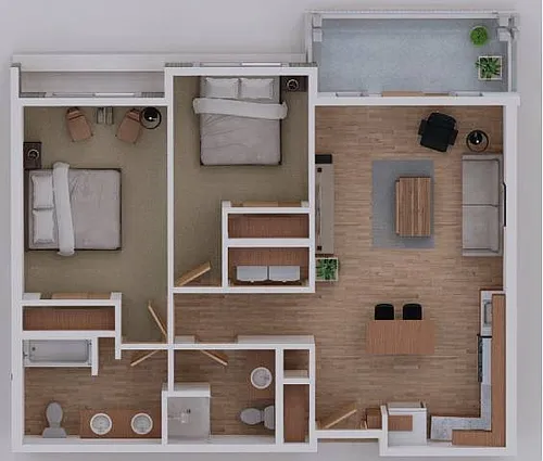 Floor plan B2