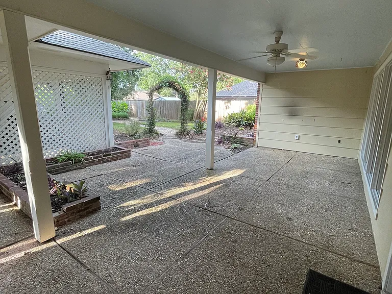 Back patio