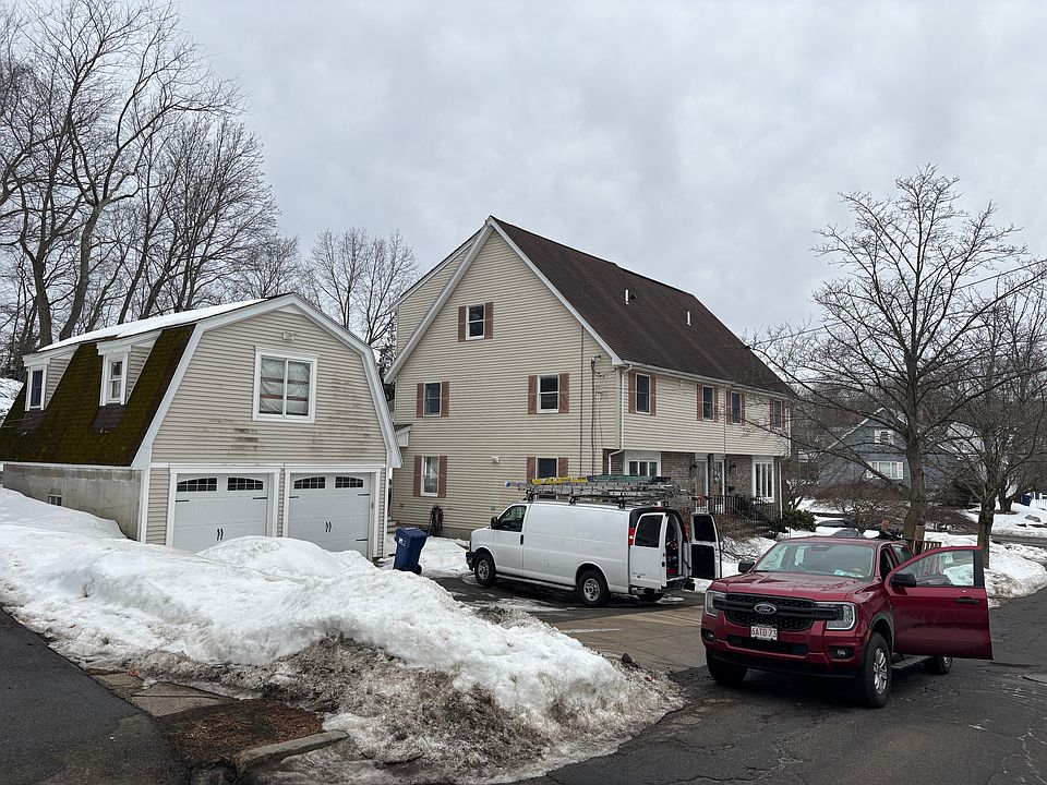 Exterior to show house and driveway 4 car parking