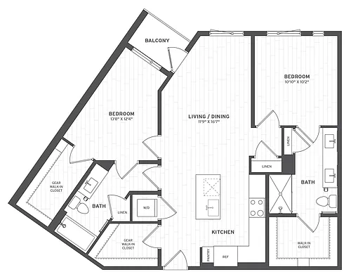 Floor plan 2D1