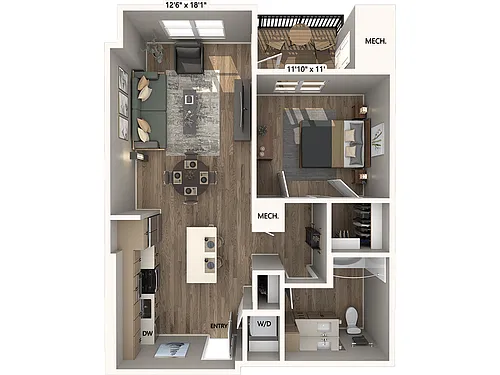 Floor plan AM19a
