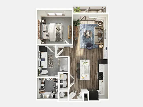 Floor plan A3-ANSI WF