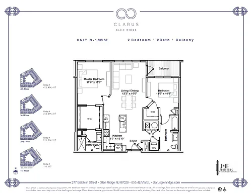 Floor plan Q
