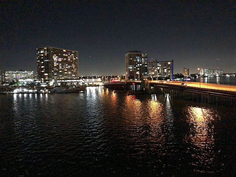 Balcony view night