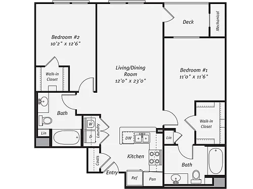 Floor plan B2