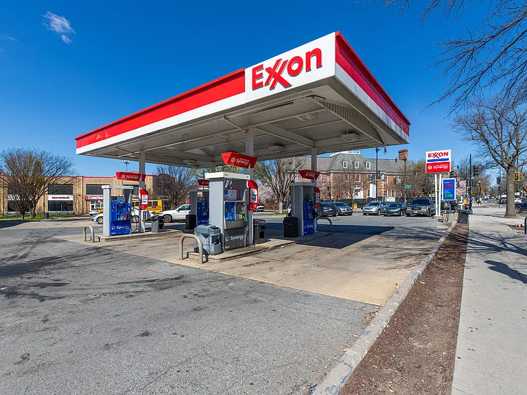 Gas station nearby