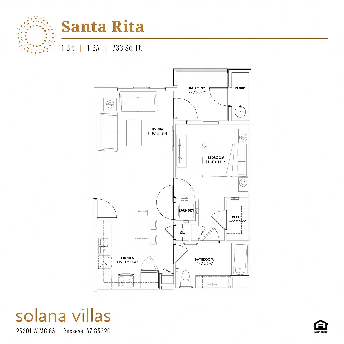 Floor plan Santa Rita