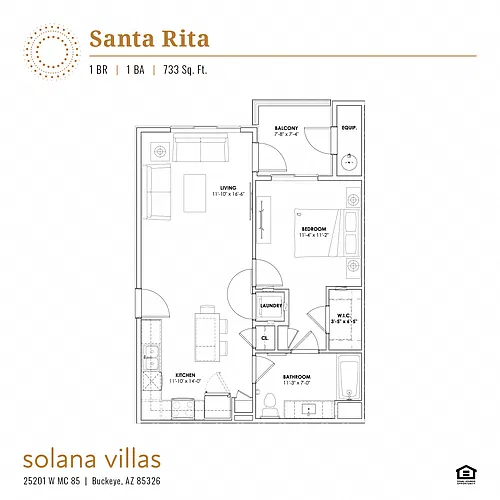 Floor plan Santa Rita
