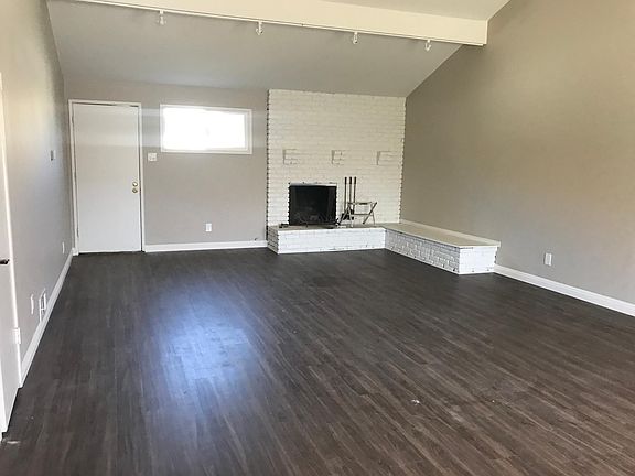 Living room with fireplace