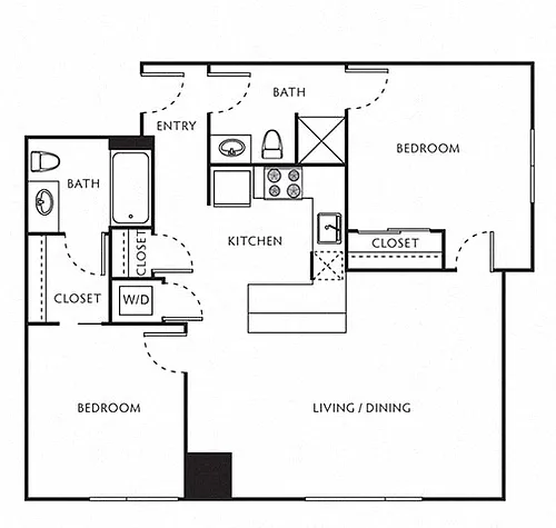 Floor plan 2C